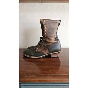 Vintage Chippewa Logger Boot Size 13 D